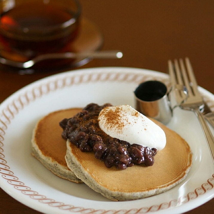 三十雑穀の小倉パンケーキ レシピ 作り方 By うどん粉labo 楽天レシピ 三十雑穀の小倉パンケーキ レシピ 作り方 By うどん粉labo 楽天レシピ